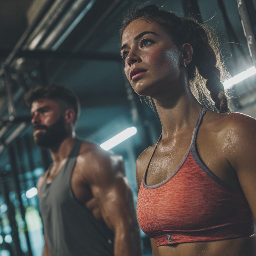 Fitness edző segítségével végzett edzés